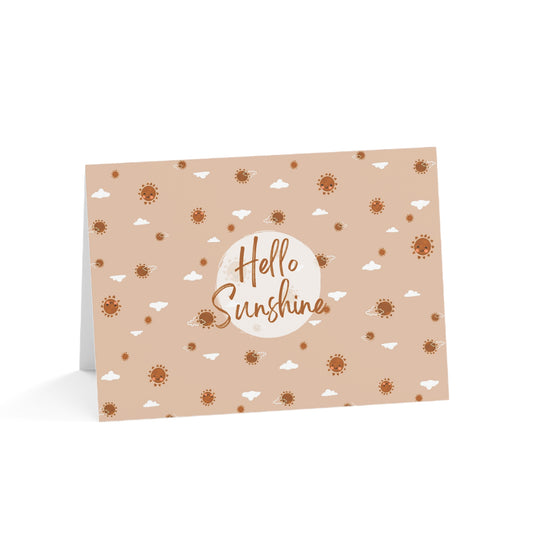 Hello Sunshine Greeting Cards (1, 10, 30, and 50pcs)