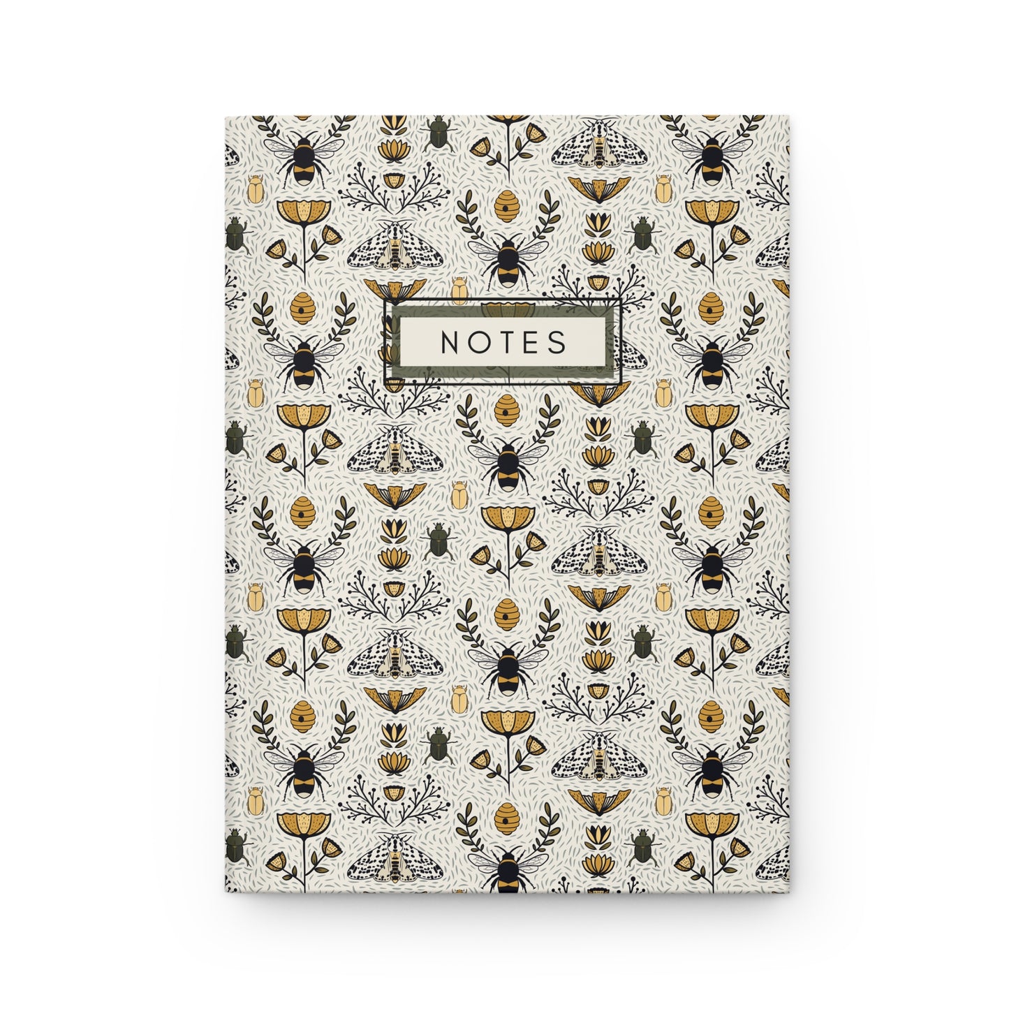 Busy Bee Hardcover Journal - Line Ruled