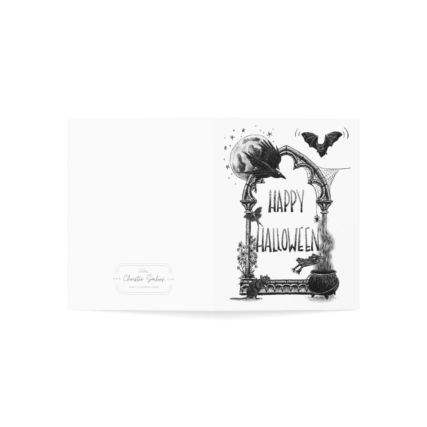 Happy Halloween Greeting Cards (1, 10, 30, and 50pcs)