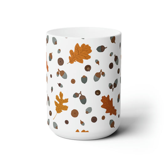 Autumn Acorns Mug 15oz