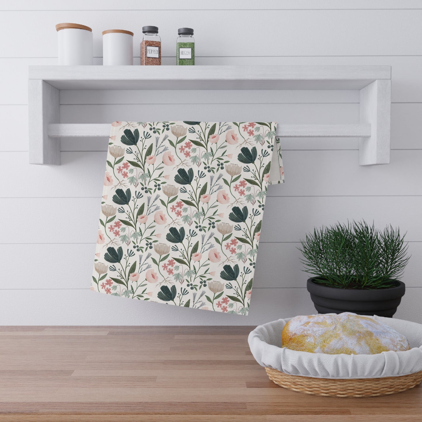 Lovely Day Floral Kitchen Towel