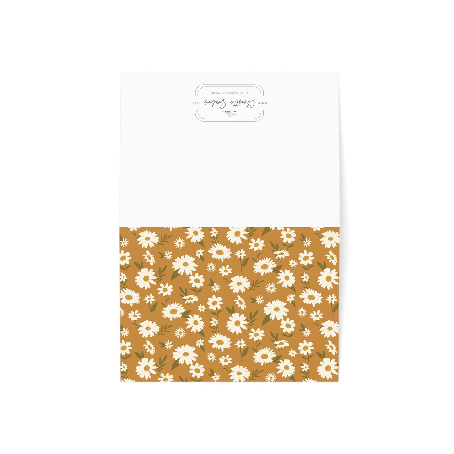 Golden Daisies Greeting Cards (1, 10, 30, and 50pcs)