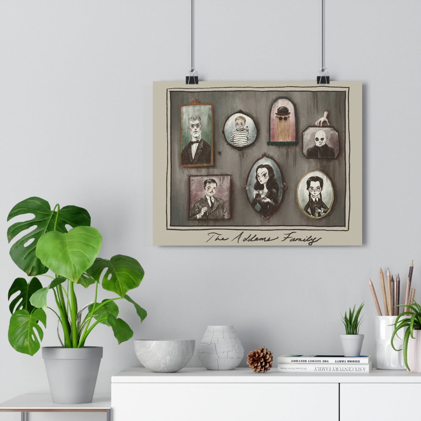 The Addams Family Giclée Art Print