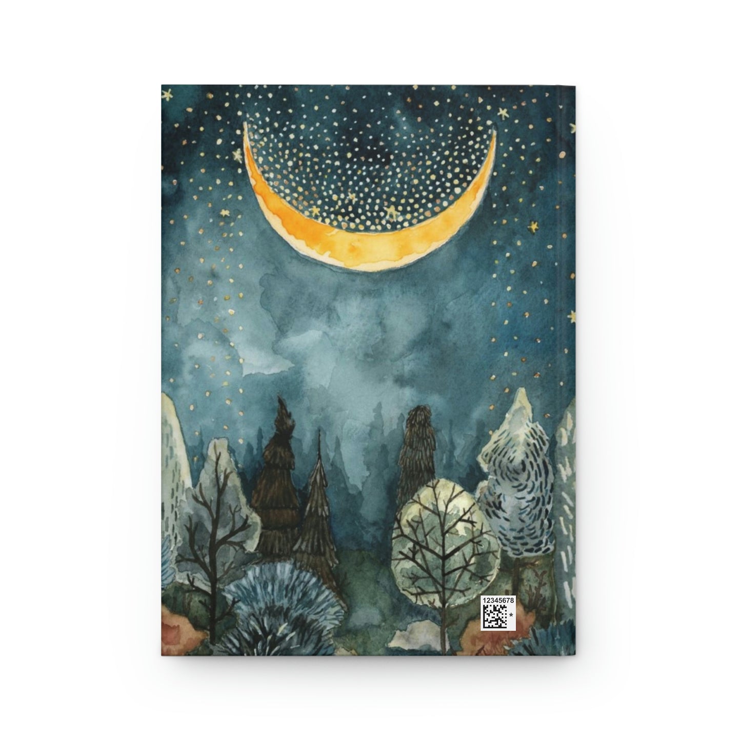 Moon Forest Hardcover Journal - Line Ruled