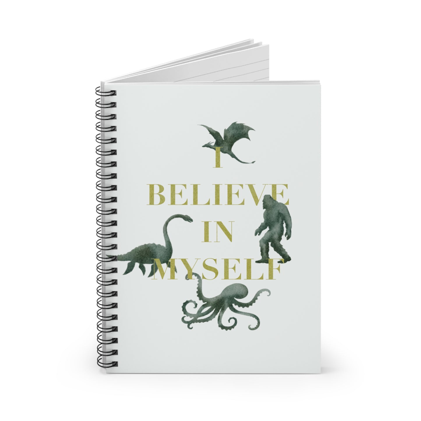 Mythical Creatures Spiral Notebook - Ruled Line