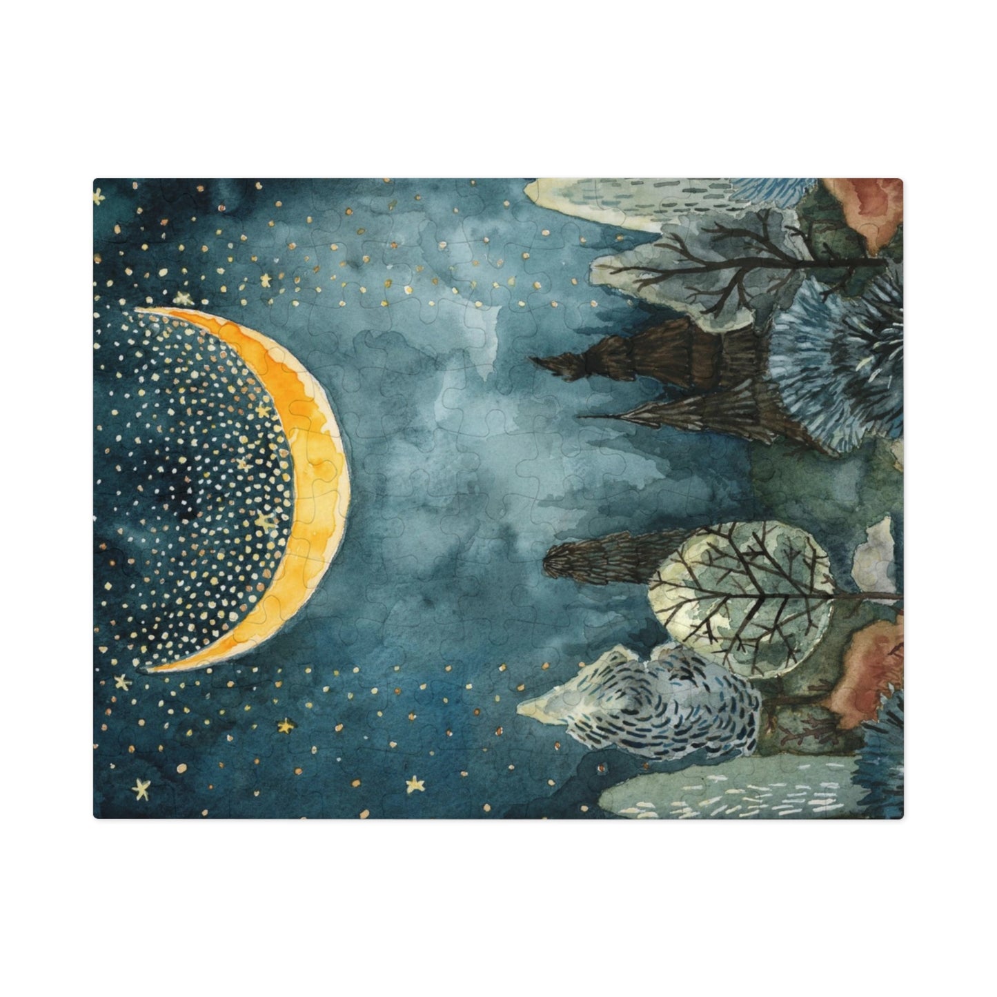 Moon Forest Jigsaw Puzzle (30, 110, 252, 500,1000-Piece)
