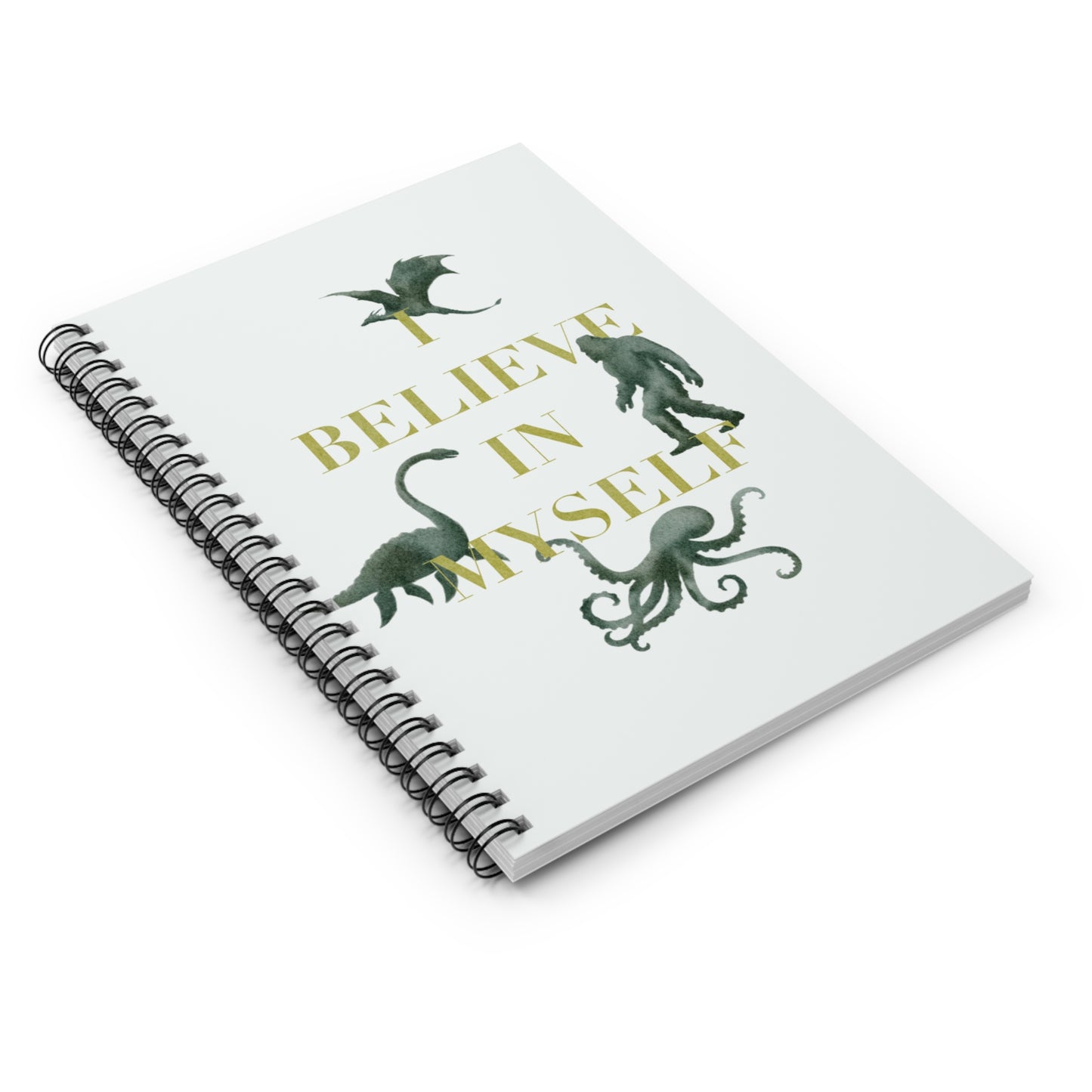 Mythical Creatures Spiral Notebook - Ruled Line